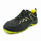  Black Leather Low Cut Steel Toe Protection Men Work Safety Shoes