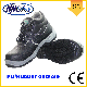  Nmsafety PU & Rubber Outsole Cow Split Leather Work Safety Shoes
