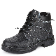  Good Quality High Cut Steel Toe Cap Men Leather Security Shoes