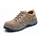  Genuine Suede Cow Leather Safety Shoes with Breathable Hole Upper