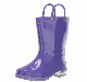  2021 Unisex Children′ S Handle Waterproof PVC Luminous Rain Boots