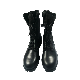  Leather Black Climbing Combat Police Style Tactical Water Resistant Non Slip Army Style Commando Boots Military Style for Men