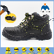  Industrial Leather with Steel Toe Cap Working Safety Shoes Safety Footwear
