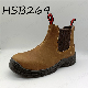  Gww, Oil Proof Waterproof Top Level Nubuck Leather Security Shoe with Side Stretch Fabric Anti-Puncture PU/PU Injection Outsole S3 Safety Shoe HSB269