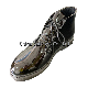 Polish Shining Leather Upper Army Shoes