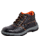 PU Waterproof Emossed Leather Safety Shoes manufacturer