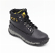  Men′s Black Boots Industrial Leather Safety Footwear
