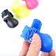  4PCS/Set Pet Dog Rain Shoes for Rubber Portable Anti Slip Waterproof Pet Dog Cat Rain Shoes