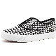  Lace-up Grid Upper Rubber Sole Casual Shoes