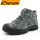  Tiger Master Oil Abrasion Resistant Anti Slip Rubber Sole Split Pig Leather Steel Toe Puncture Proof Keep Warm Winter Safety Shoes for Men