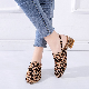  Women Boat Shoes Loafers Round Toe Shallow Square Heels Elastic Band Mule Shoes Casual Outdoor Leisure Flat Daily Wear Shoes Esg13690