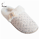  Winter Women′s Indoor Shoes Covered Heel Slippers Casual Cotton Shoes Non-Slip Flat-Heel Home Shoes