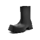  Walking Paris Style Women′s Shoes Casual Square Gear Thick Bottom Rain Rubber Boots