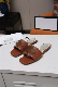  Fashion Famous Brand Softy Comfortable Home Real Leather Ladies Sandals