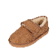  New Design Winter TPR Women Genuine Leather Fur Slipper Moccasin Casual Shoes