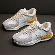 Fashion PU Leather Breathable Light Lady Anti Slip Comfort Casual Sneakers