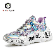  2021 Trend Branded Shinny Sneakers Popular Lady Fashion Footwear