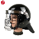  Protection Black Police Protective Anti Riot Helmet Police Helmet