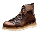  Cowhide Western Cowboy Mixed Color Desert Shoes