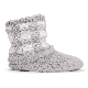 Fashion Classic Ladies Winter Warm Coral Fleece and Knitting Cloth Snow Boots Women OEM Custom Flat Plush Hairy Booties Ankle Boots manufacturer
