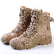  Tactical Resistant Leather Upper Rubber Sole Hiking Boots