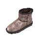  Fashionable Design Large Size Anti Slip Ladies Leather Fur Durable Boots