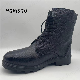  Ywq, Barton Printed Leather Keep Warm Wool Lining Winter Combat Boot Hsm070