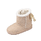  Wholesale Price Suede MID-Half Girls Winter Warm Fur Boots