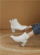  European Classic Winter Warm Square Toe Comfort Lady Block Heel Women Short Shoe Ankle Boots