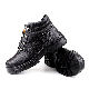  Ankle Black Genuine Leather Antistatic Oil Resistant Steel Toe Cap Working Mens Industrial Safety Boots