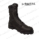 Gww, 8 Inch Natural Cow Leather Black Outdoor Training Combat Boot Affordable Price Anti-Moist Rubber Sole Hiking Boot Hsm095