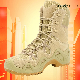  Custom Durable Tactical Combat Jungle Beige Shoes Desert Khaki Rubber Boots