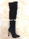  Sexy High Heels Stretching Suede Winter Warm Women Thigh Boots