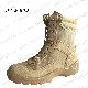  Gww, 8 Inch Side Zipper Design Nylon Fabric Upper Desert Shoe Durable PU Outsole with Stitching Combat Boot Hsm031