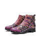  Winter Booties Warm Lining Splicing Leather Handmade Ankle Boots