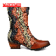 Bohemian Style Custom Shoes Cowhide Leather Outer Wear Women Boots