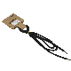  4.5mm Wide Black Polyester Woven Shoelaces Belt Paper Bag String Handle