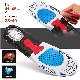  Massaging Shock Absorption Arch Support Sport Running Silicone Gel Insoles for Feet