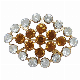  Rhinestone Sandal Jewelry Shoe Clip, Diamond Accessories Women′s Shoe Ornaments