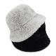  Faux Mink Winter Bucket Hats Custom Wholesale Women Bucket Cap Outdoor Winter Cap