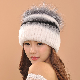  Fashion Fur Ball Cap Russia Fur Hats Beanie Hat Thick Winter Real Soft Natural Rex Rabbit Fur Hat
