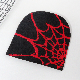  Warm Beanies Men Casual Skullies Gothic Spider Pattern Wool Acrylic Knitted Hat