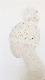  Winter Children Warm Pompom White Sequin Cable Knitted Beanie Hat
