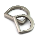  Various Size Cheap Rolling Electroplating Nickle Color Metal D Ring Buckle