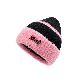  Custom Feature Yarn Deer Plush Winter Lady Knitted Woolen Beanie Hat