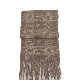  Ladies Women Soft Jacquard Woven Scarf with Tassel Good Hand Feeling OEM