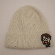 Kids Cap Winter White Embroidered Knitted Beanie Hat