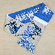 OEM Custom Jacquard Knitted Woven Winter Football Fan Scarf Manufacturer