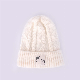 Ladies′ Fashion Warm Knitted Hat with Diamond Cable Pattern