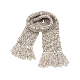 Custom Warm Knitted Lady Scarf with Metal Sequin and Tassels